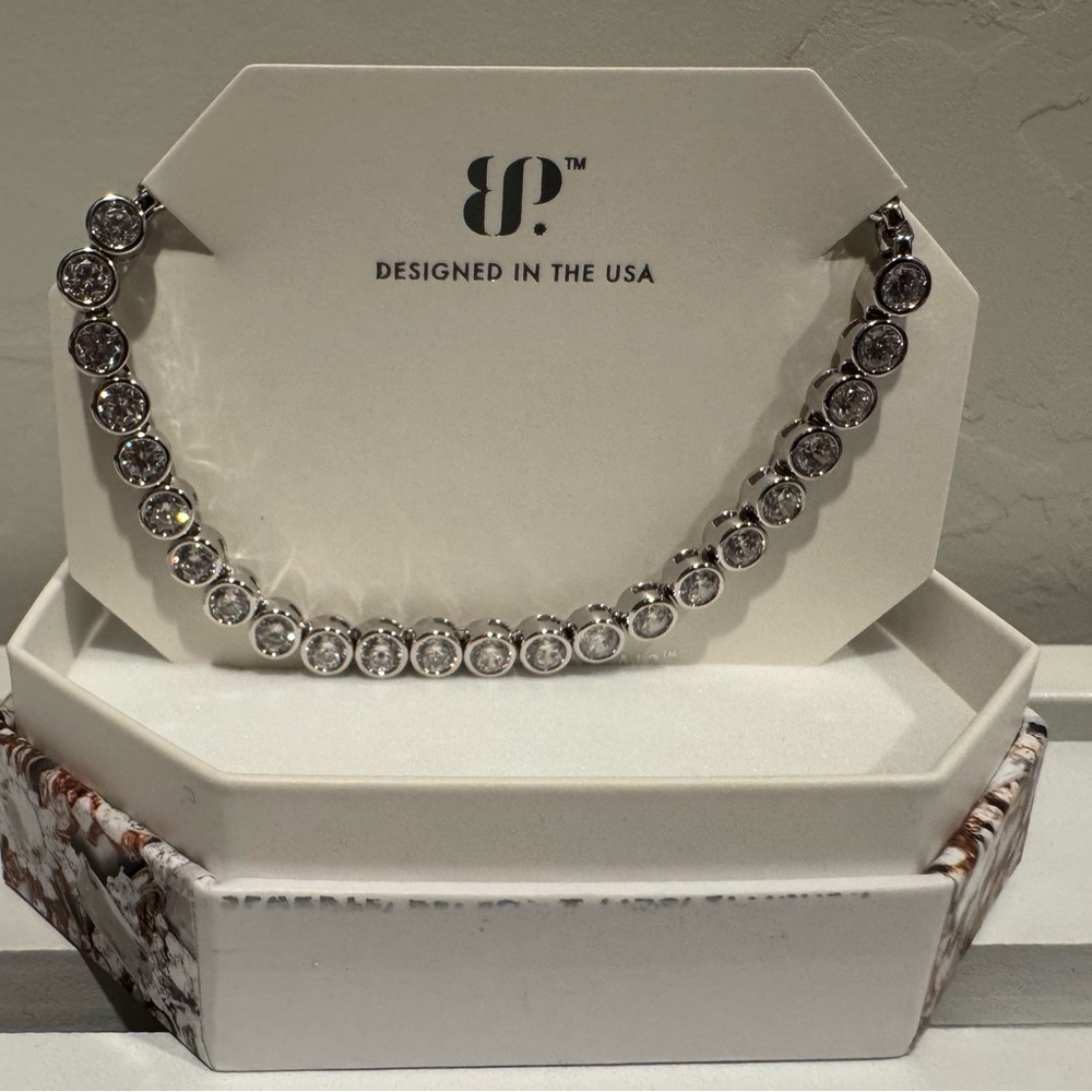Bomb Party Yes, She’s Yours Rhodium April 2025 Necklace